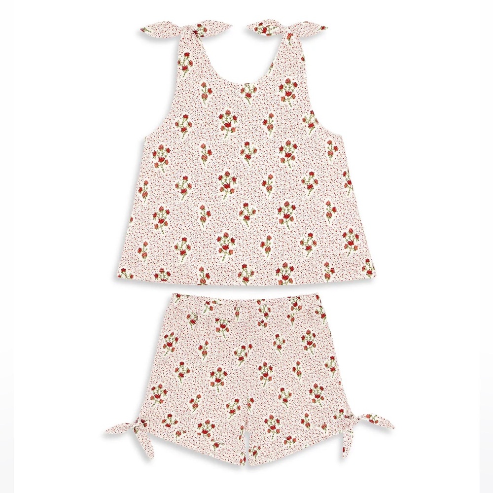 Minnow girls raspberry outfit set